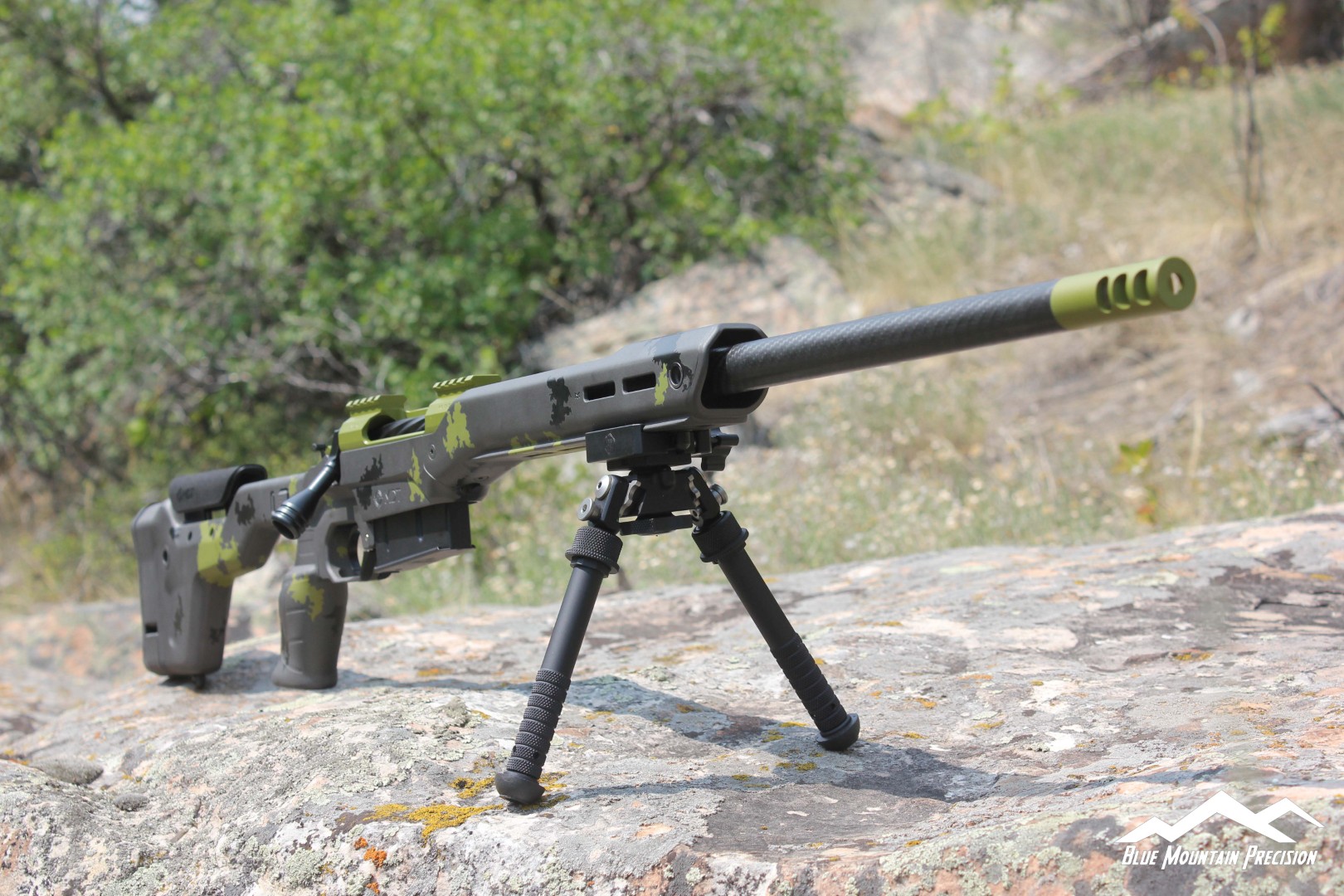Carbon Lite Hunter custom lightweight hunting rifle by Blue Mountain Precision