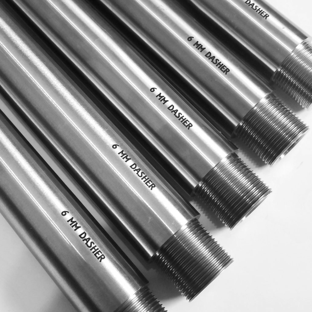 pr-fit stainless steel barrels